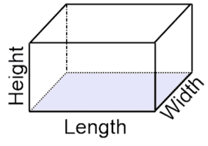 Show Dimensions: Length, Width, Height