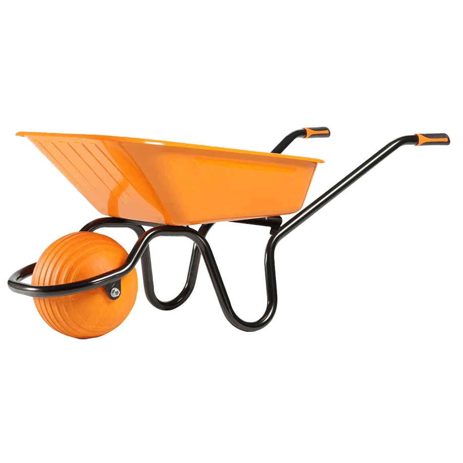 Строителна количка - оранжева